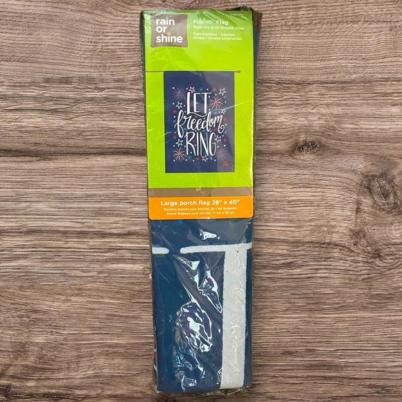 NIP Beautiful 4th of July/Patriotic 28” X 40” House/Porch Flag - Picture 2 of 3